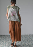 Cora Linen Pants - Caramel
