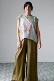Ollie Linen Pants - Fir Green