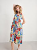 Lowland Heather Dress - Headland Patchwork Mix
