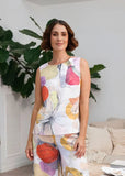 Button Back Shell Top - Petal Drift
