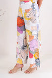 Linen Palazzo Pants - Petal Drift