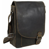 Leather Shoulder Bag - Hobart Brown