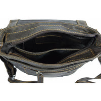 Leather Shoulder Bag - Hobart Brown