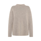 Somers Lambswool Bi Colour Knit - Oat