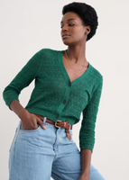 Sweet Day Cardigan - Pine Shoots