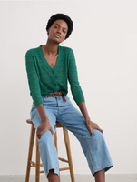 Sweet Day Cardigan - Pine Shoots