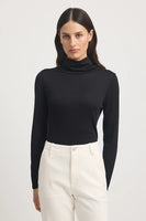 Turtle Neck Merino Tee - Lots of Colours