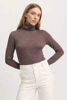 Turtle Neck Merino Tee - Lots of Colours