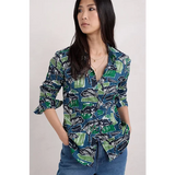 Larissa Shirt - Sketchbook Trees Sea Cave