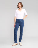 Bay Denim Pull On Pants - Brushed Indigo