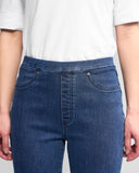 Bay Denim Pull On Pants - Brushed Indigo