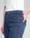 Bay Denim Pull On Pants - Brushed Indigo