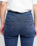 Bay Denim Pull On Pants - Brushed Indigo