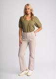 Daily Jeans - Ecru Stripe