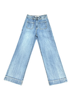 NL Victory Wide Leg Floor Grazer Jeans - Denim