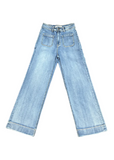 NL Victory Wide Leg Floor Grazer Jeans - Denim
