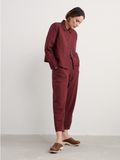 Vow Cave Trousers - Forest Garden Dark Cinnamon