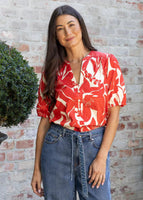 Lily Mono Top - Red