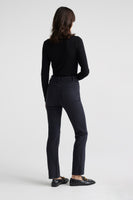 High Rise Straight Leg Merino Denim Jeans