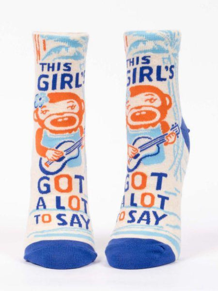 Got a Lot to Say - Ankle Socks