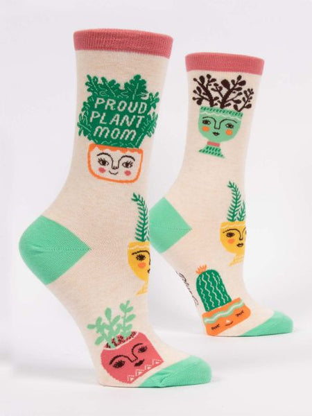 Proud Plant Mom Socks - Crew