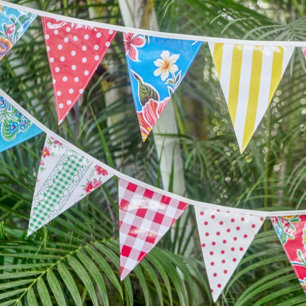 Mexican Oil Cloth Bunting