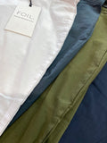 Long Slim Pants - White