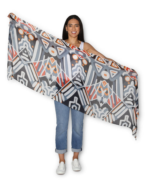 The Artist Label scarf - Tribal