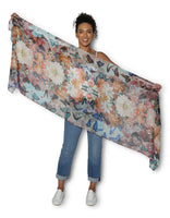 The Artist Label Scarf - Whimsical Butterfly