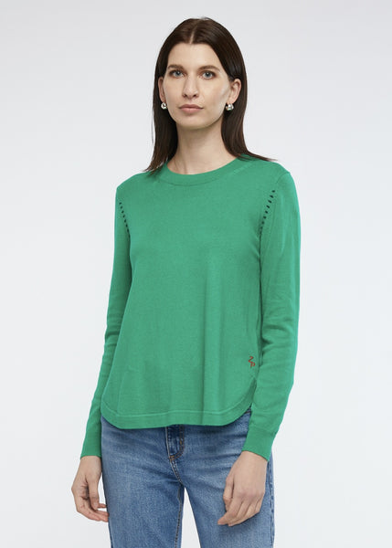 Essential Round Neck Knit - Emerald