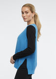 Essential Knit Vest - Atoll Blue